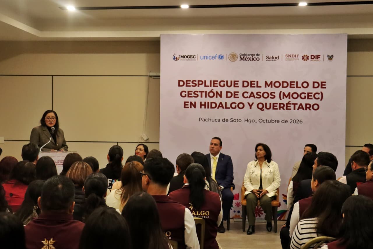 DIF Hidalgo fortalece la protección de niñas, niños y adolescentes con el Modelo de Gestión de Casos